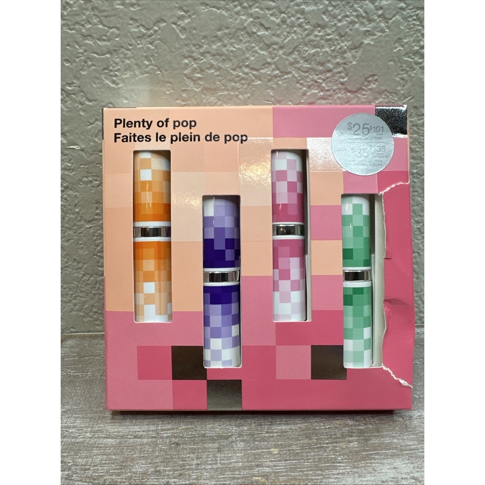 $24 🌙 Clinique Lipstick Set X4 Pop NEW FAST SHIP NUDE, Cherry, Love, Blush